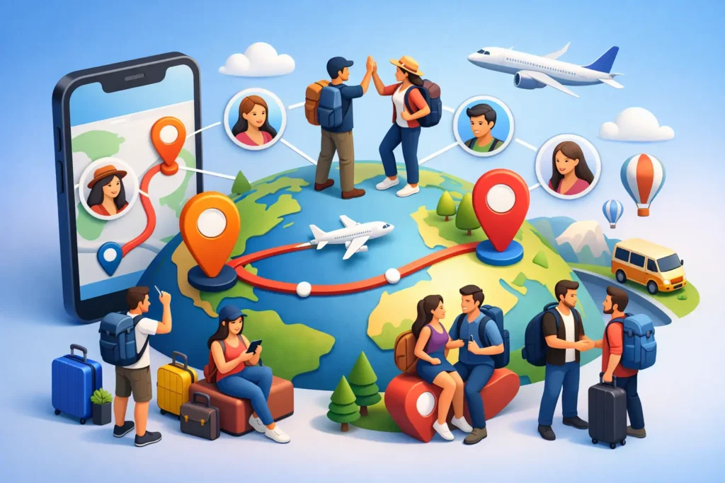 How to Find Travelers on the Same Route Fast