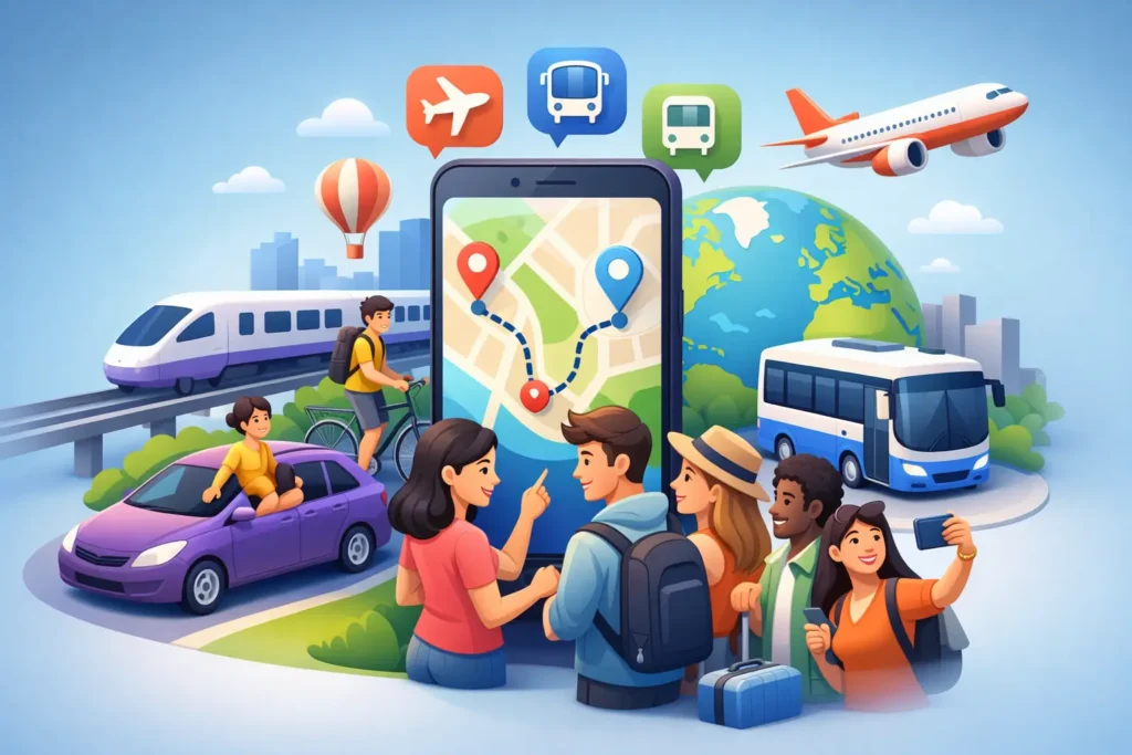 Multimodal Travel Apps for Better Shared Trips